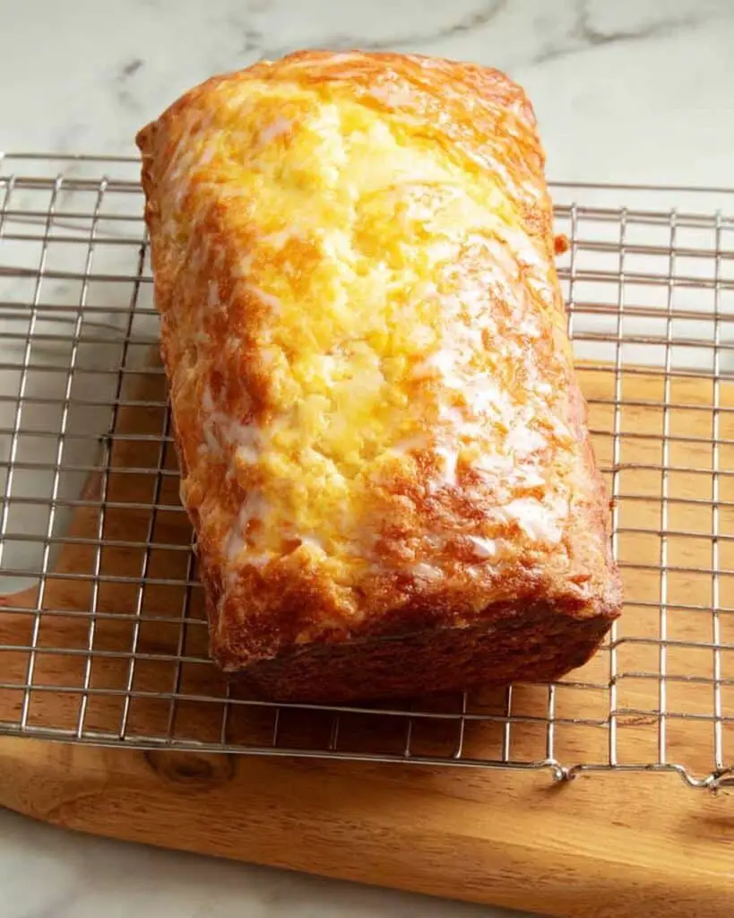 Glazed Sourdough Lemon Cake Recipe