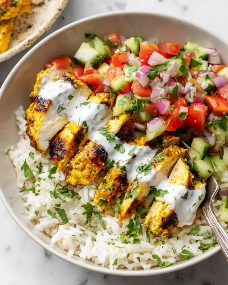 Feta Brined Chicken Bowls with Salad Shirazi Recipe