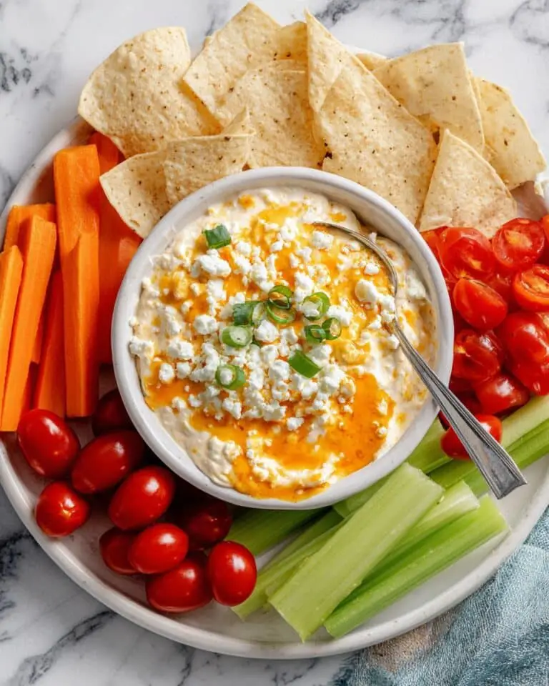 Healthier Buffalo Chicken Dip Recipe
