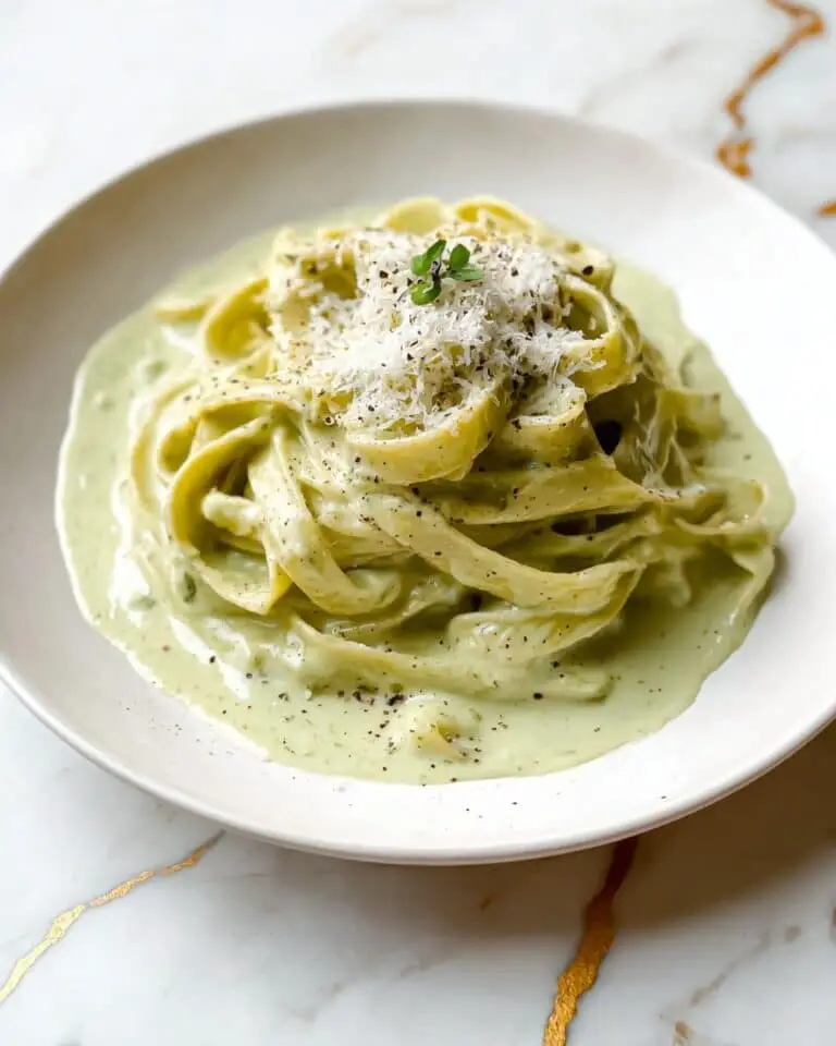 Spinach Cottage Cheese Alfredo Recipe