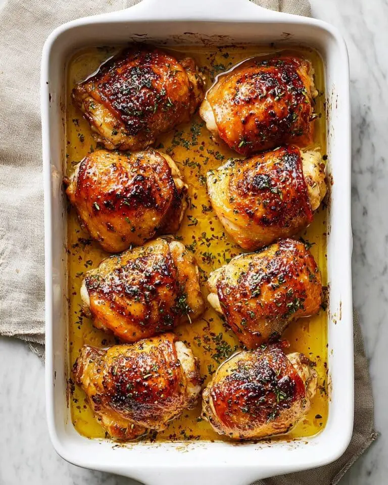 Honey Mustard Baked Chicken Thighs Recipe