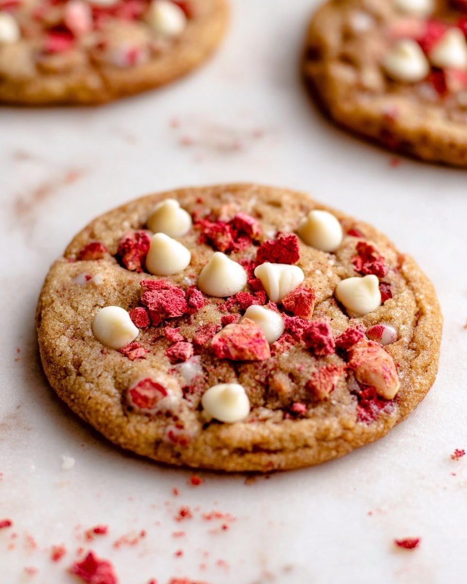 Strawberry White Chocolate Chip Cookies Recipe
