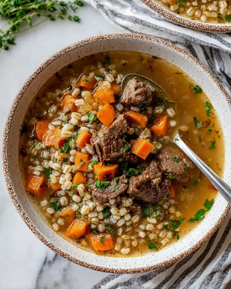 Beef Barley Soup Recipe