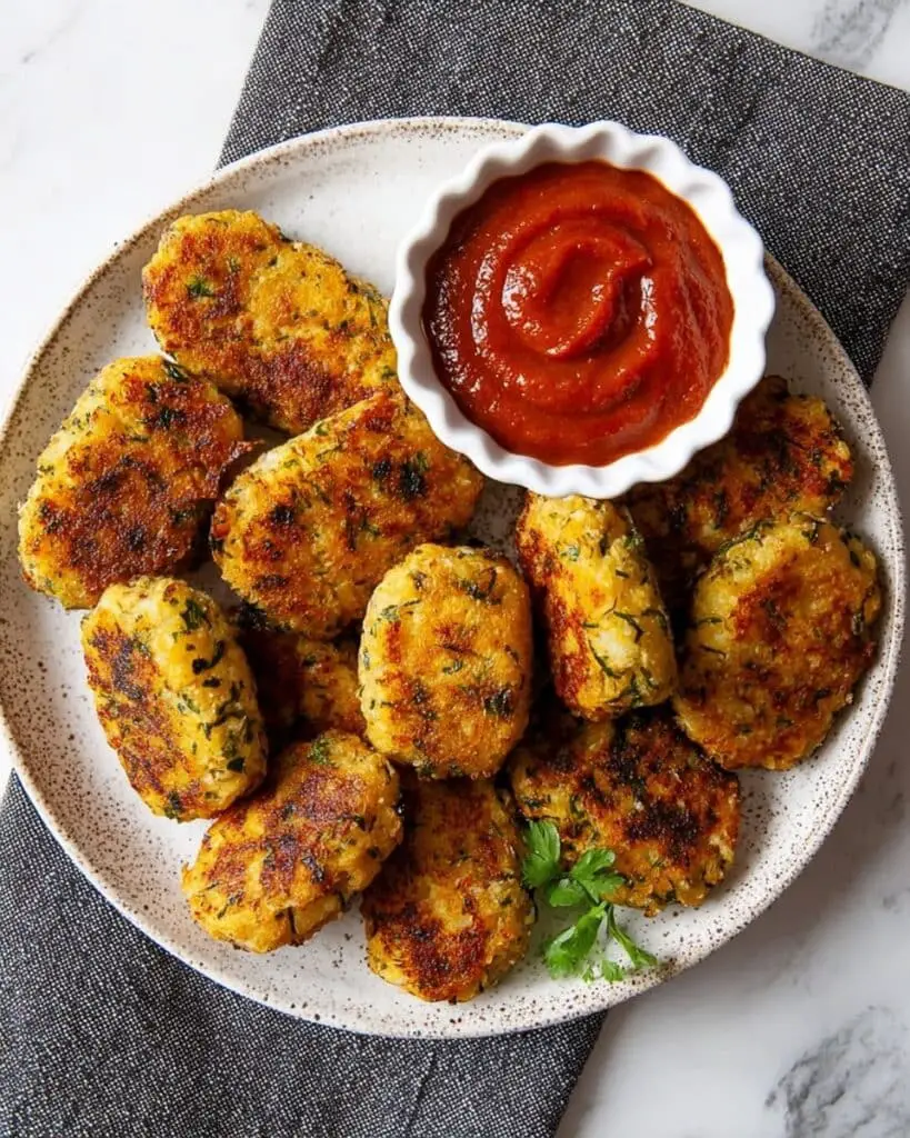 Baked Zucchini Tots Recipe