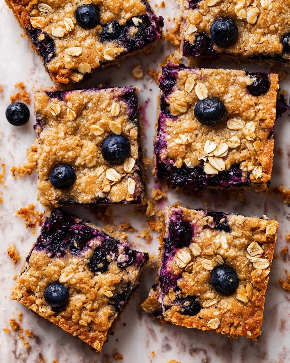 Blueberry Oatmeal Breakfast Bars Recipe