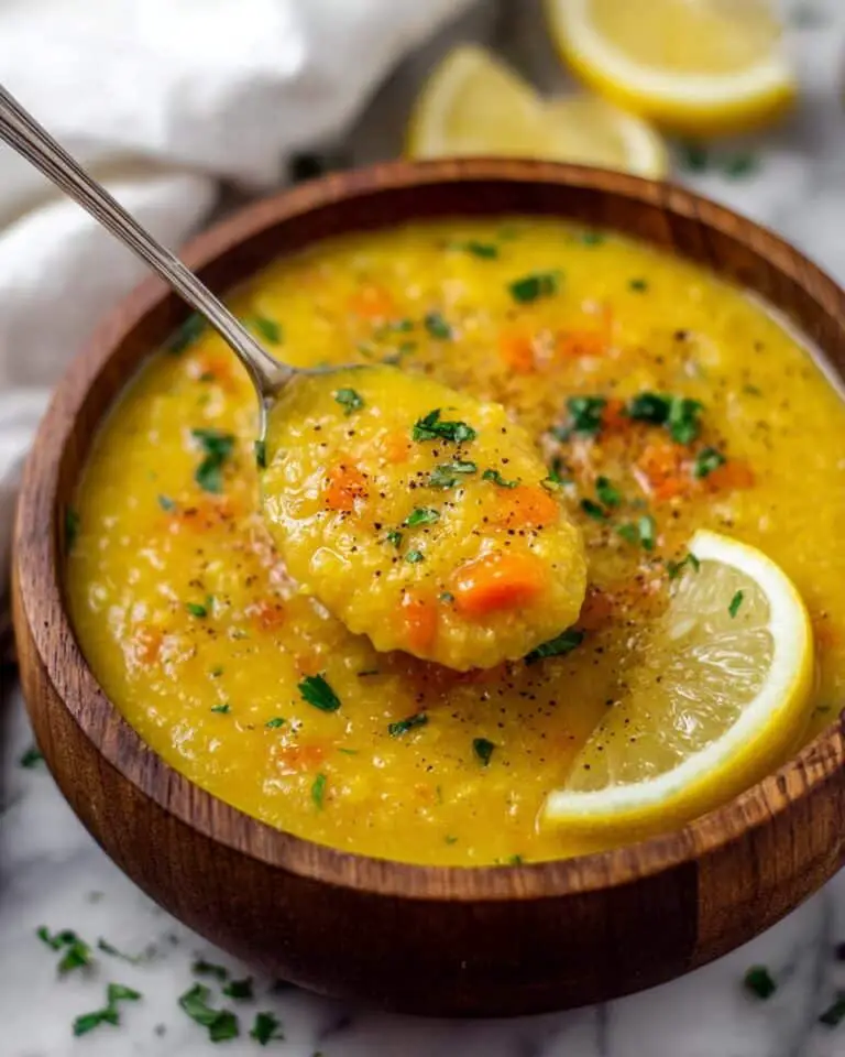 Lemon Lentil Soup Recipe