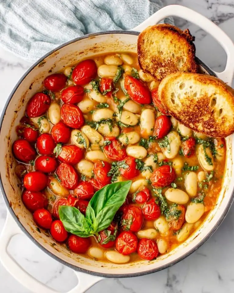 Tomato Basil Butter Beans Recipe