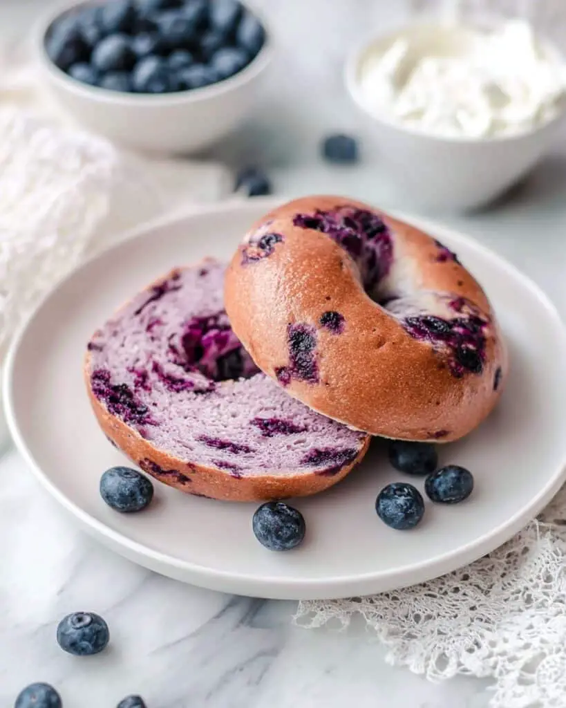Blueberry Protein Bagels Recipe
