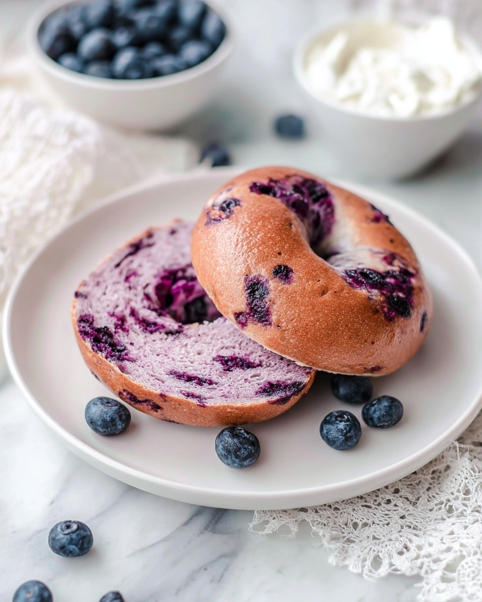 Blueberry Protein Bagels Recipe