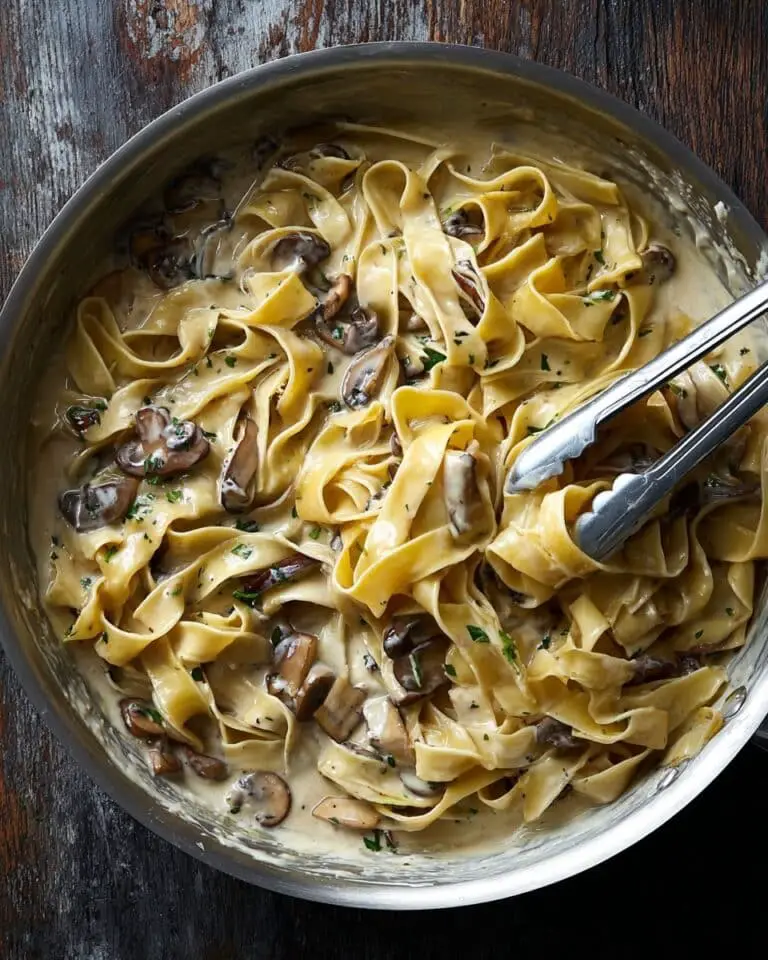 Creamy Mushroom Pappardelle Recipe