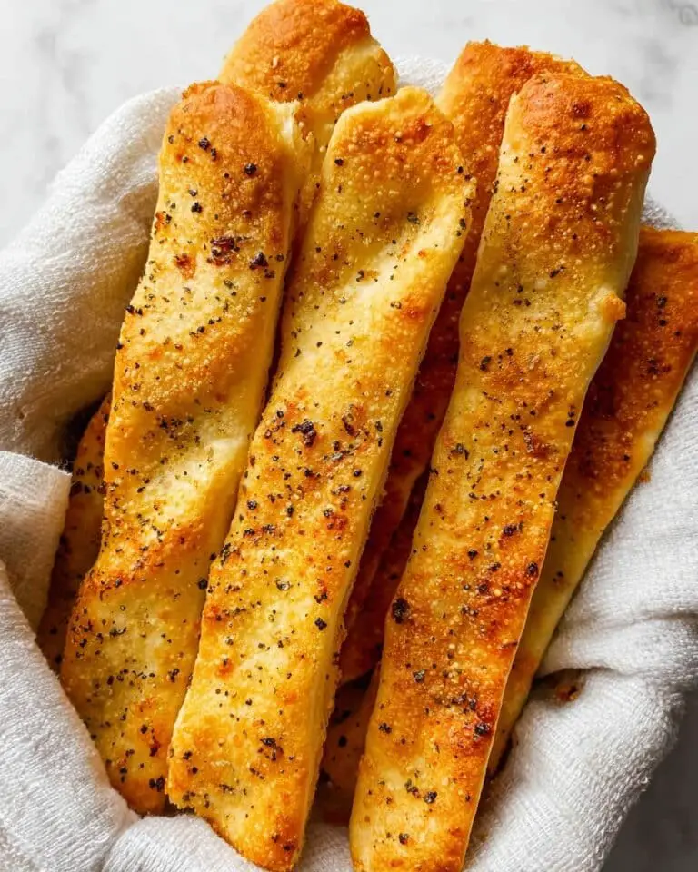 Garlic Parmesan Breadsticks with Garlic Dipping Sauce Recipe