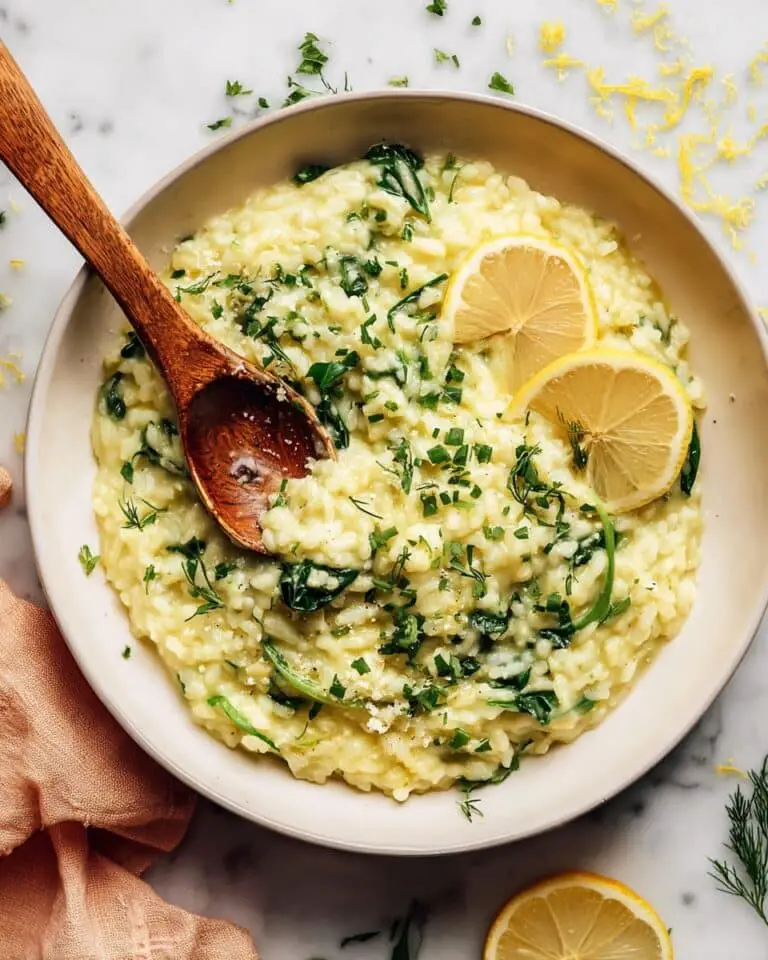 Lemony Herb Vegan Risotto with Coconut Milk Recipe