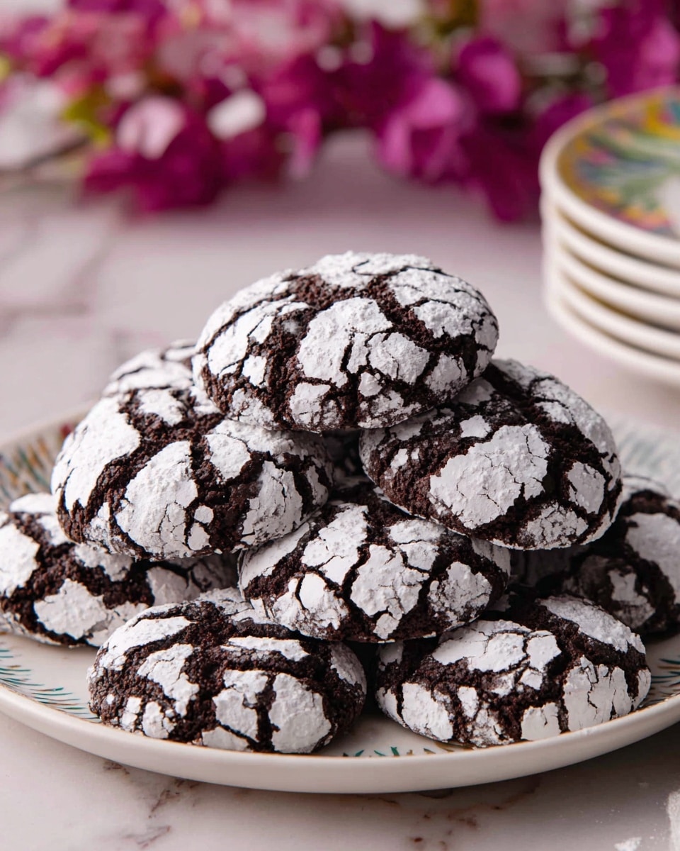 Chocolate Crinkle Cookies Recipe