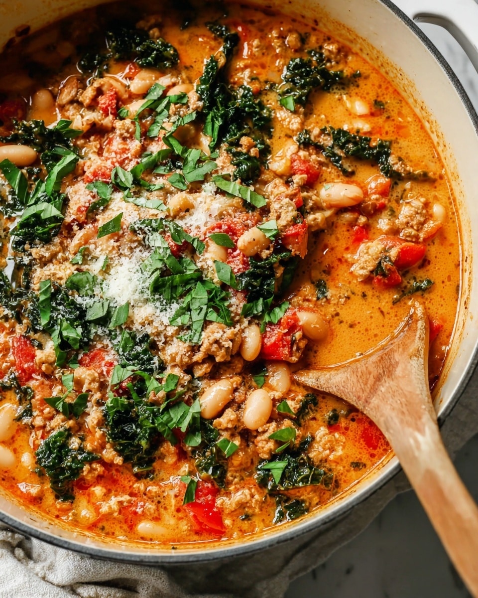 Tuscan Turkey and White Bean Skillet Recipe