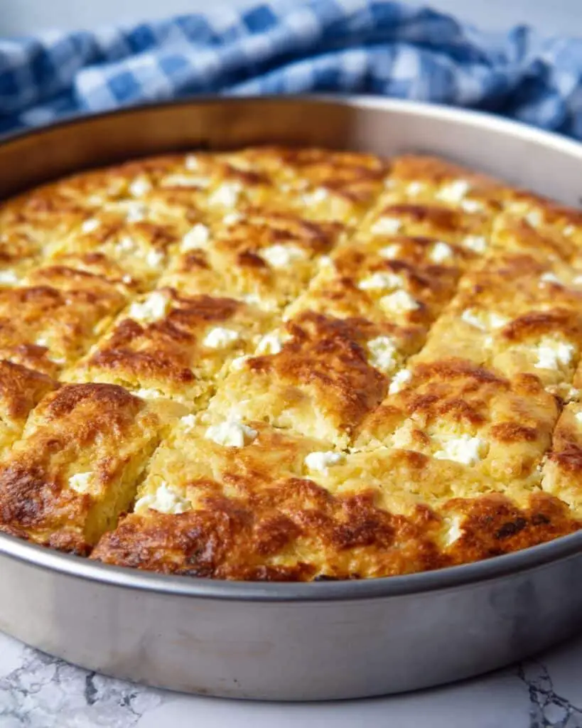 Alevropita (Greek Thin-Batter Feta Pie) Recipe