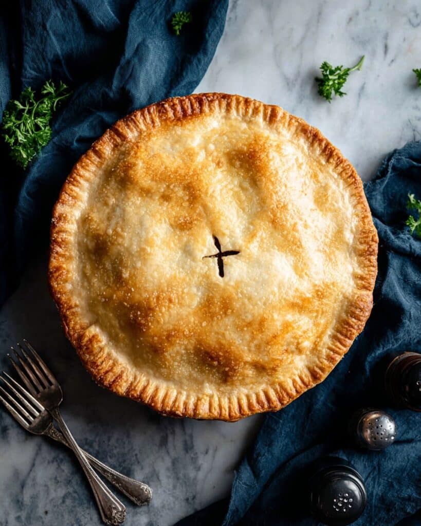 Chickpea, Leek and Mushroom Pie Recipe