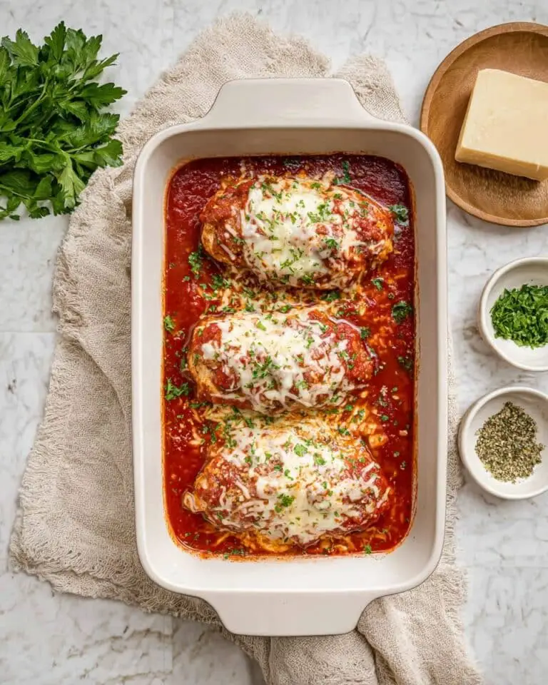 Spinach Ricotta Chicken with Marinara Sauce Recipe