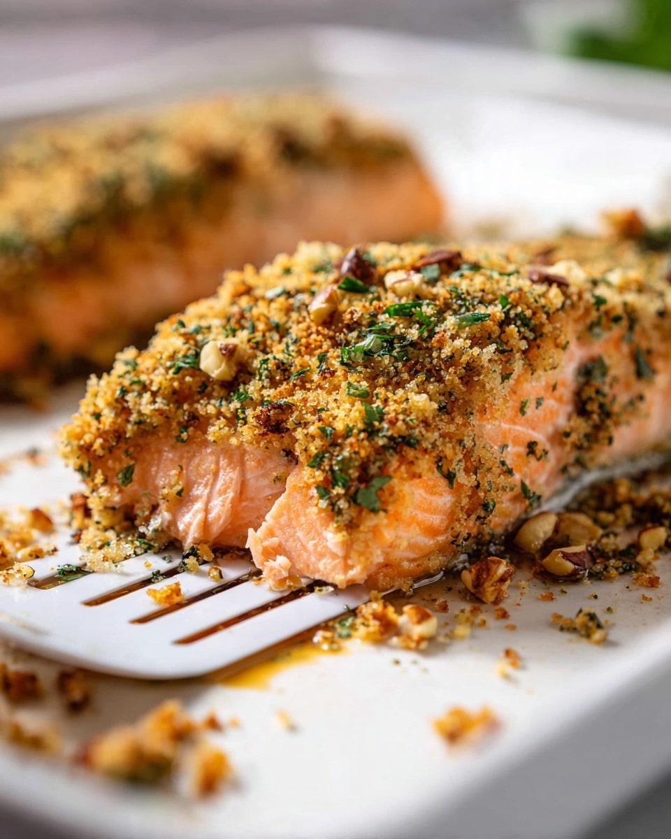 Baked Crusted Dijon Salmon Recipe