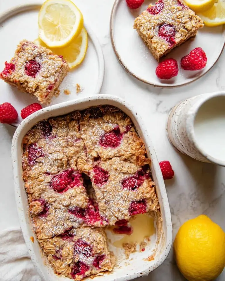 Raspberry Baked Oatmeal Recipe