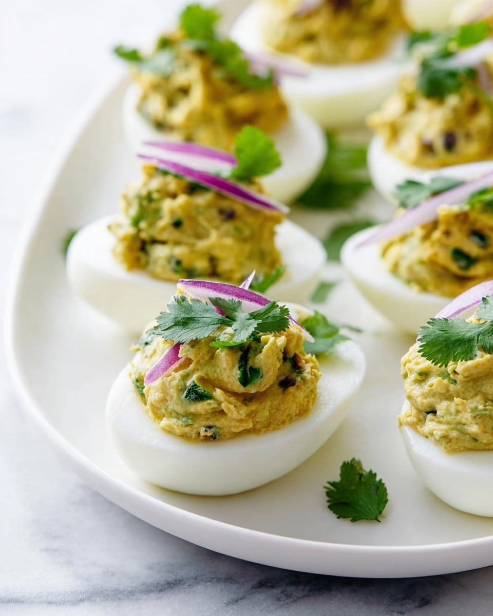 Avocado Deviled Eggs Recipe