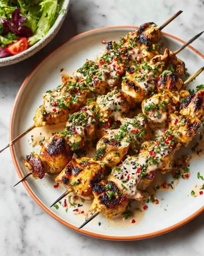 Bang Bang Chicken Skewers Recipe