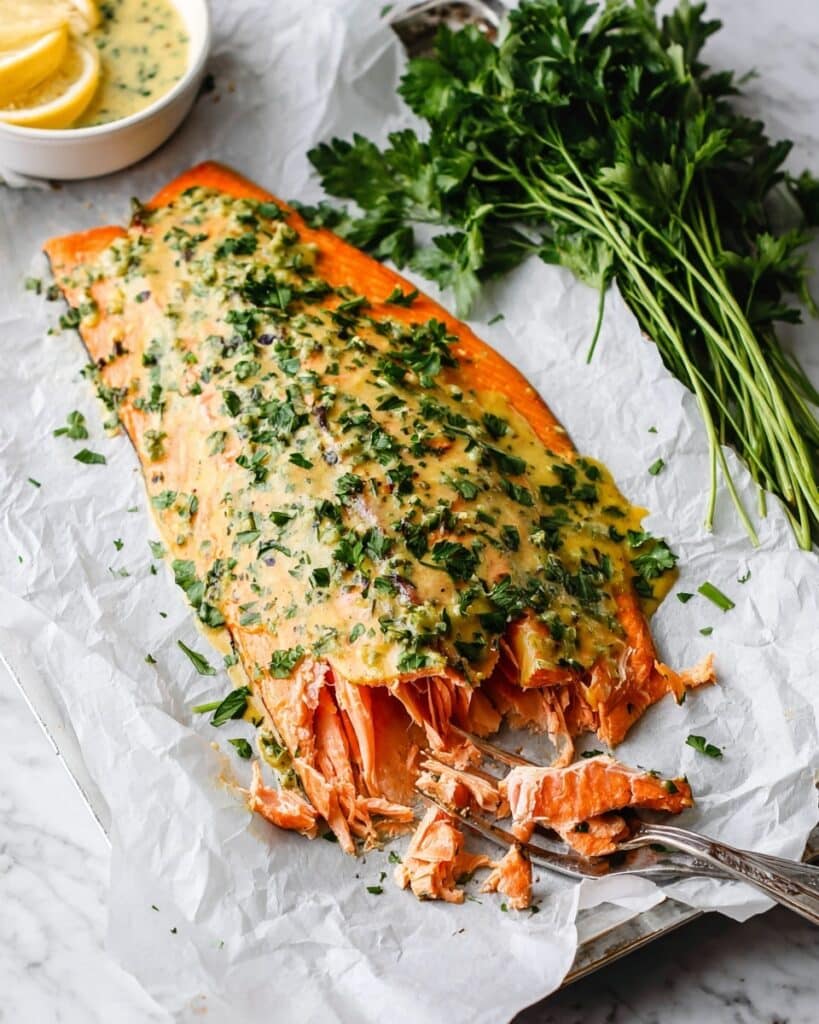 Dijon Baked Salmon Recipe