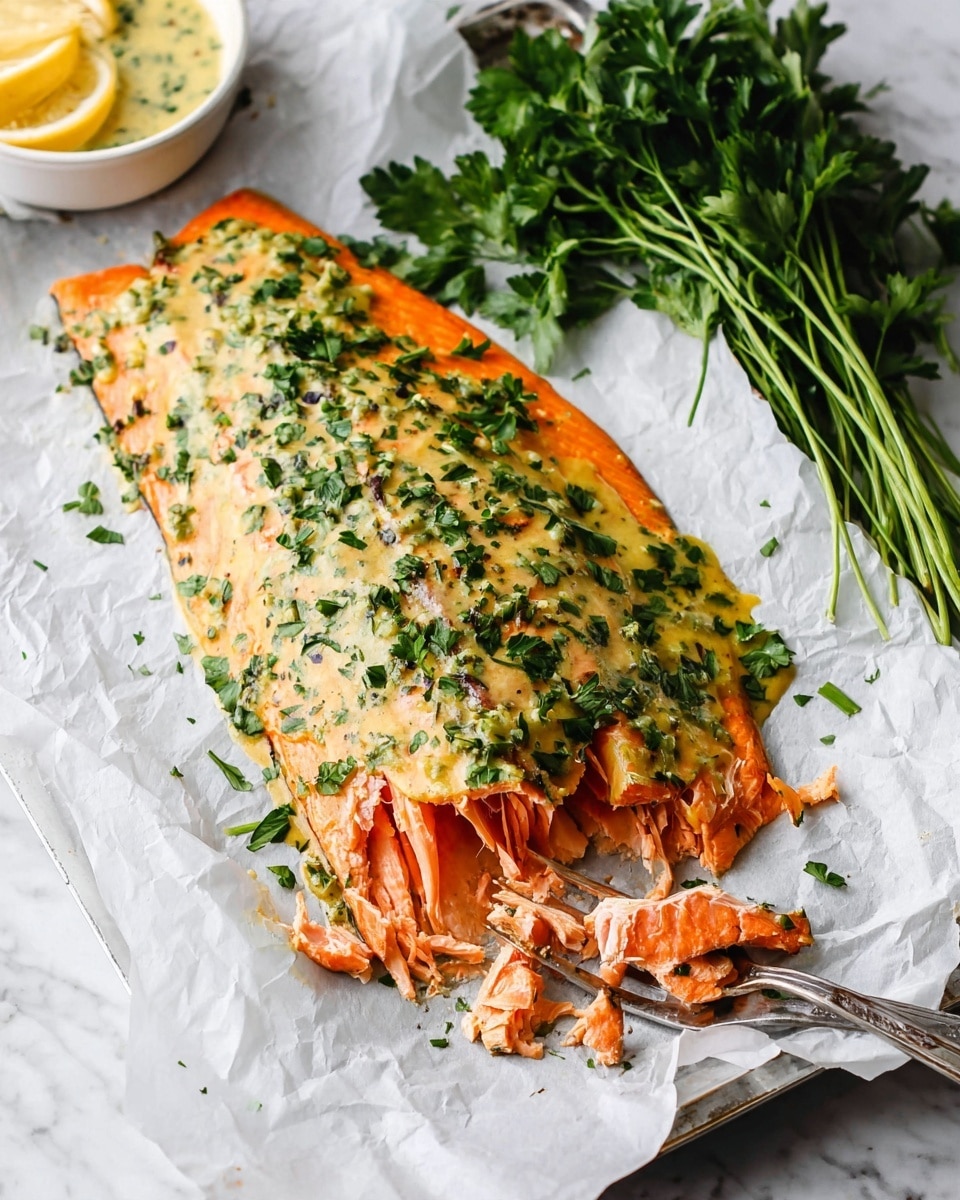 Dijon Baked Salmon Recipe