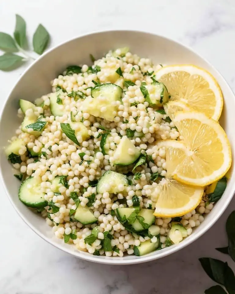Lemony Cucumber Couscous Salad Recipe