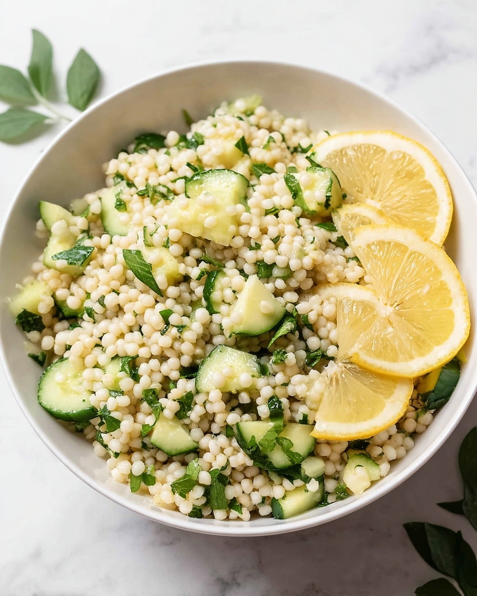 Lemony Cucumber Couscous Salad Recipe