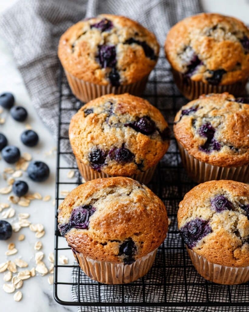 Oat Blueberry Cottage Cheese Muffins Recipe