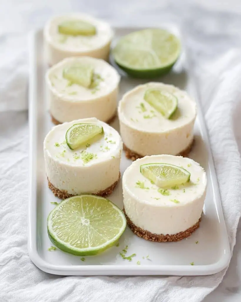 Mini Vegan Gluten-Free Keto Key Lime Pies Recipe