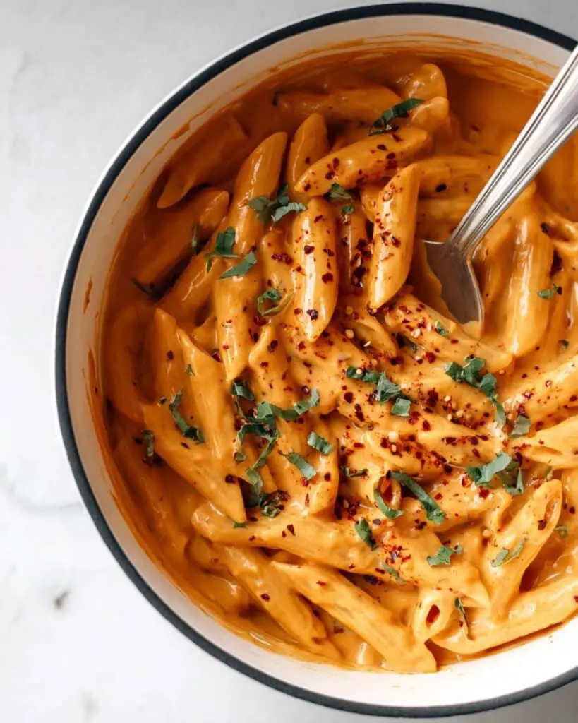 Vegan Sun-Dried Tomato Tahini Pasta Recipe