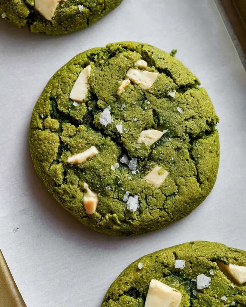Brown Butter Matcha Cookies Recipe