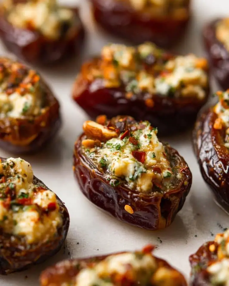 Air Fryer Brie Stuffed Dates Recipe