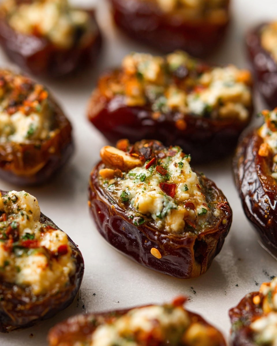 Air Fryer Brie Stuffed Dates Recipe