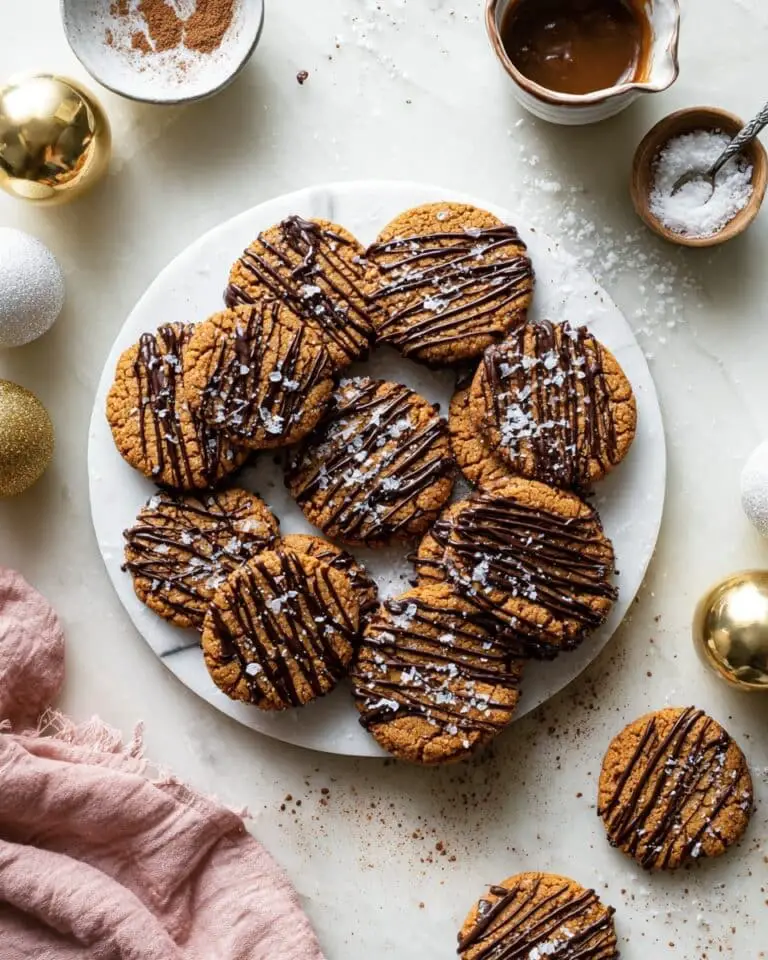 Chewy Tahini Gingersnaps with Dark Chocolate and Sea Salt Recipe