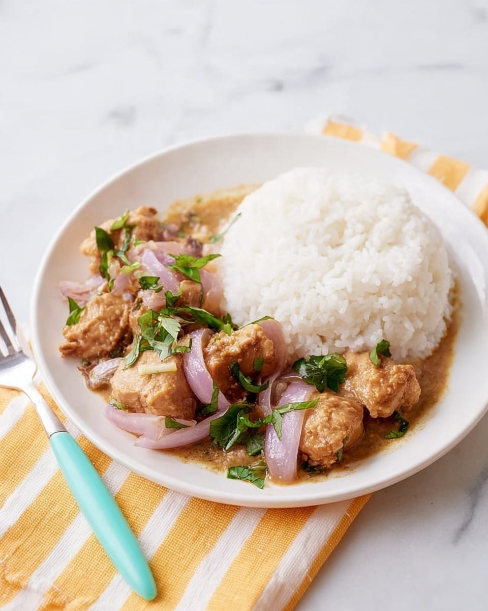 Basil Chicken in Coconut Sauce Recipe