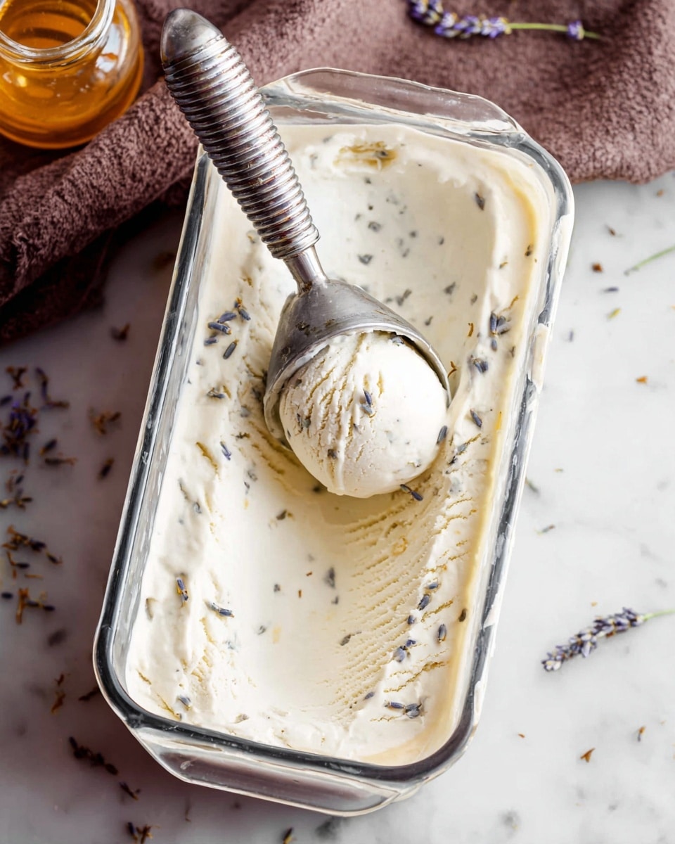 Lavender Honey Ice Cream Recipe