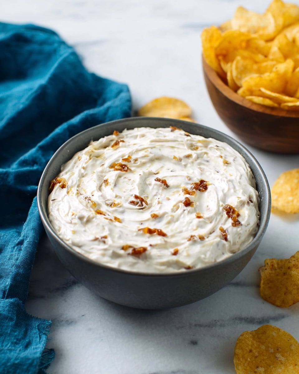 Healthy Caramelized Onion Dip Recipe