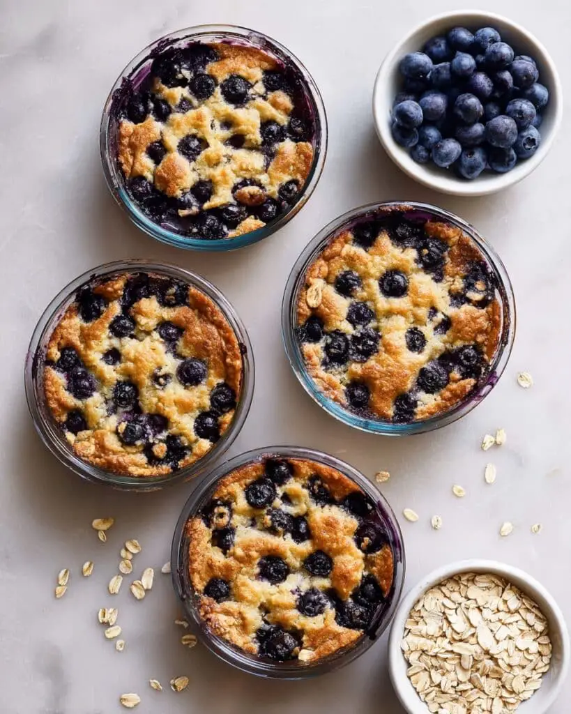 Baked Blueberry Cottage Cheese Breakfast Bowls Recipe