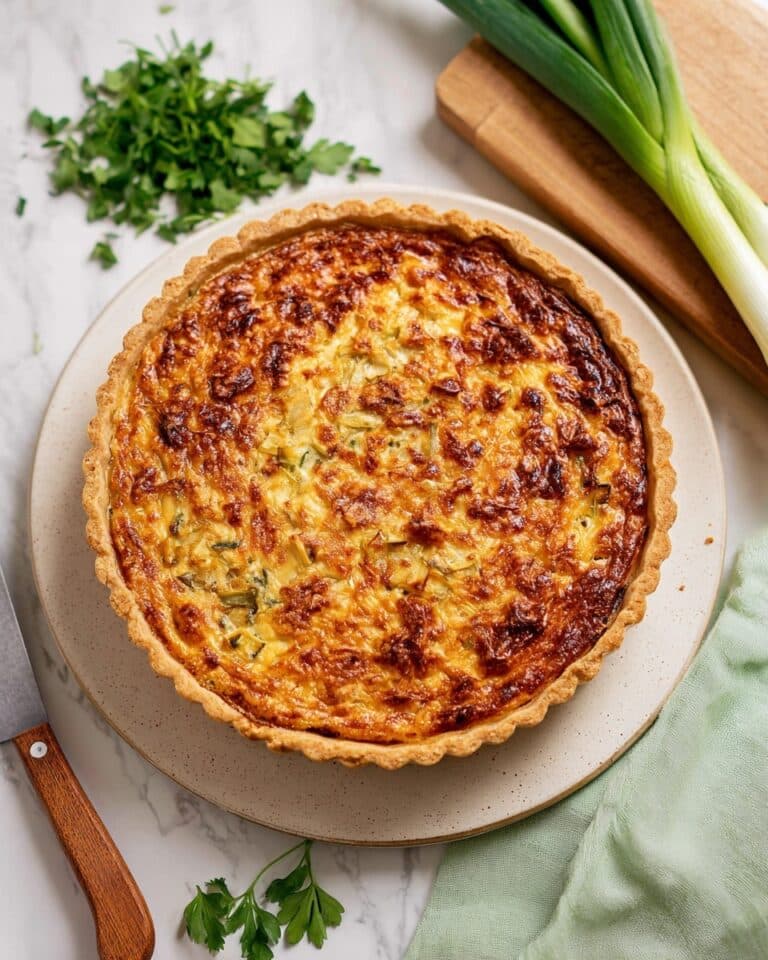 Vegan Leek Tart Recipe