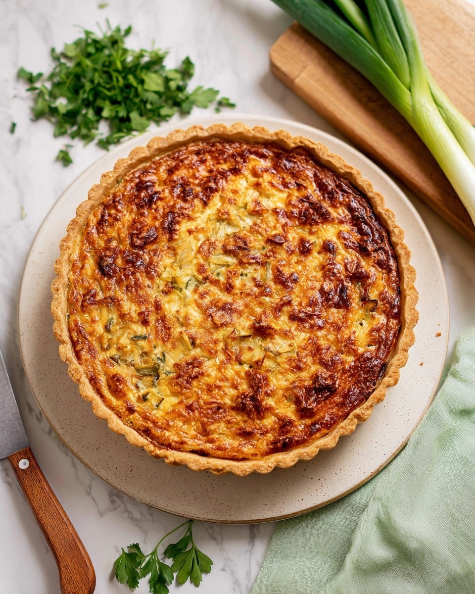 Vegan Leek Tart Recipe