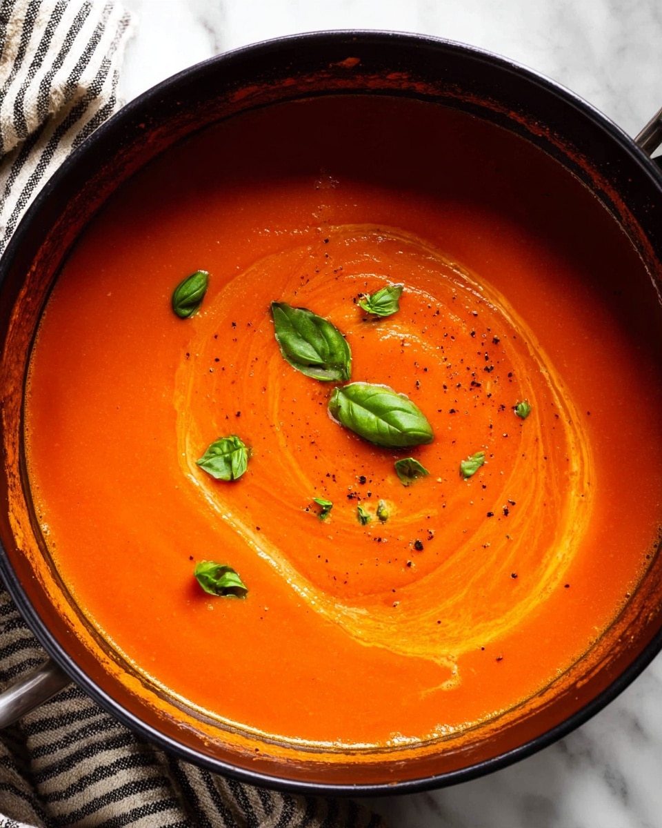 Garlic Roasted Tomato Soup Recipe