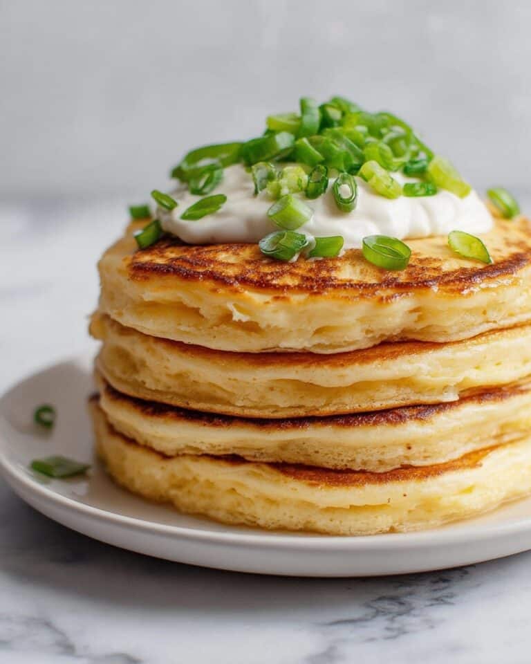 Savory Cheese Pancakes Recipe