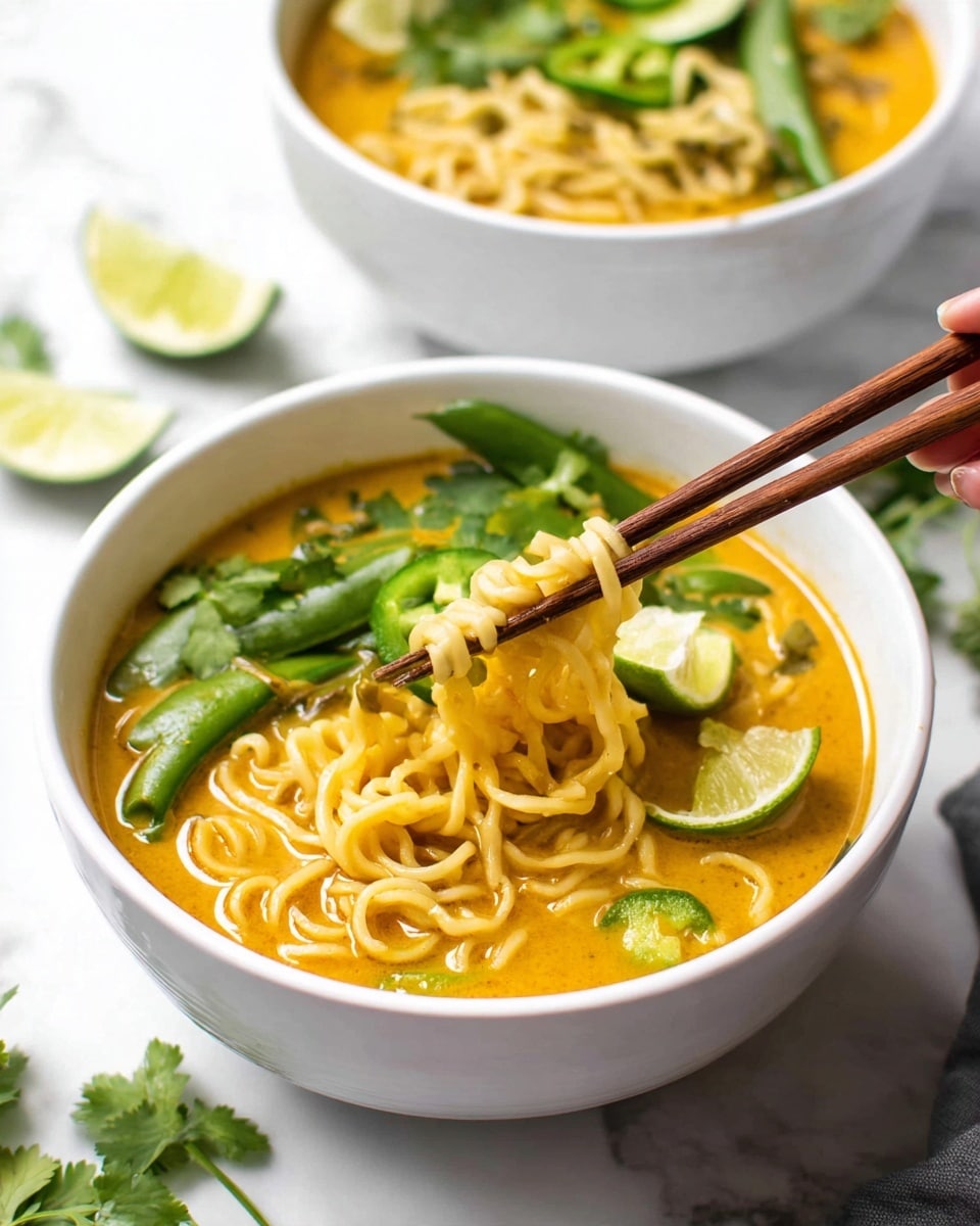 20 Minute Vegan Curry Ramen Recipe