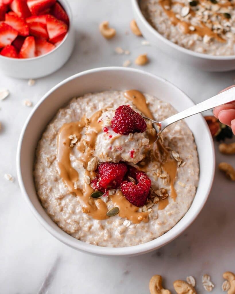 30-Minute Sweet and Creamy Brown Rice Breakfast Porridge Recipe