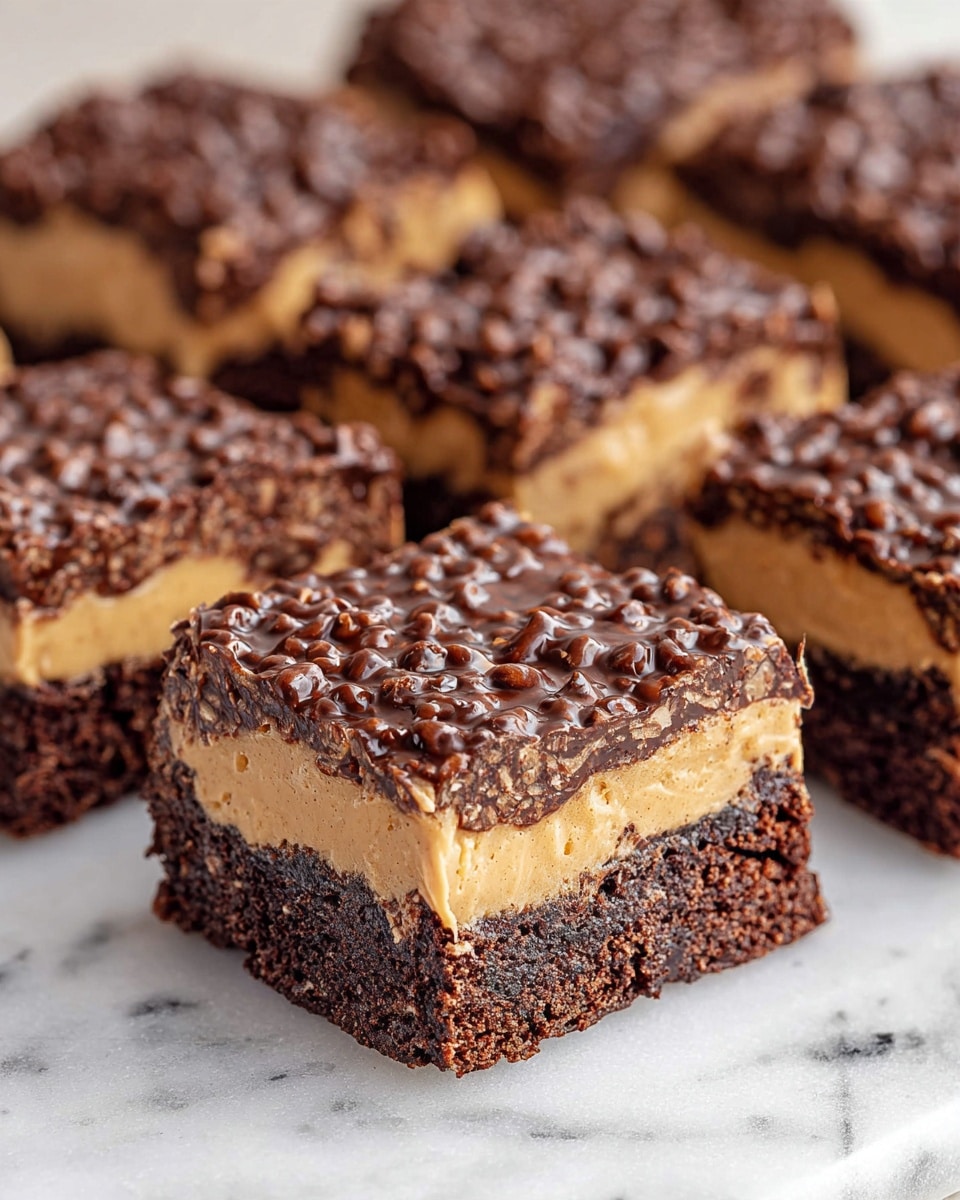 Peanut Butter Crunch Brownies Recipe