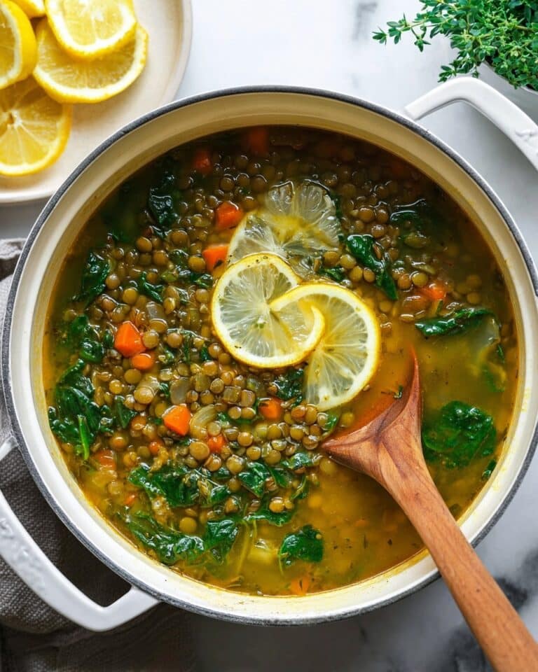 Lemony Lentil Soup Recipe