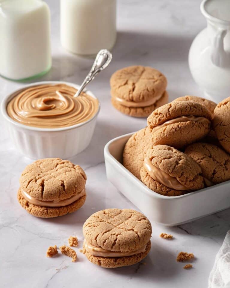 Peanut Butter Sandwich Cookies Recipe