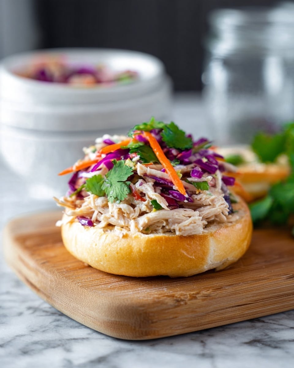 Honey Lime Shredded Chicken Sandwiches Recipe